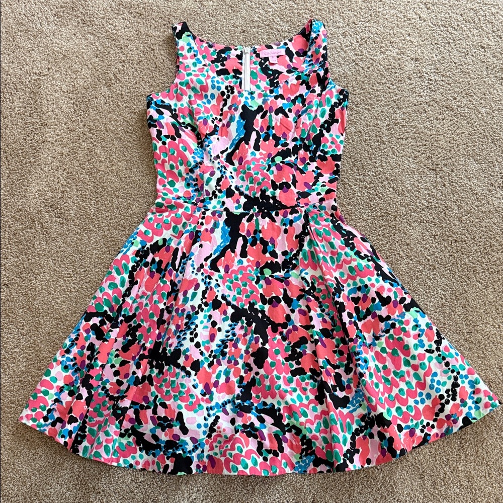 Lilly Pulitzer Vibrant Patterned Mini Dress